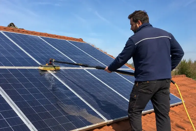 Nettoyage et entretien de panneaux solaires à Écouflant