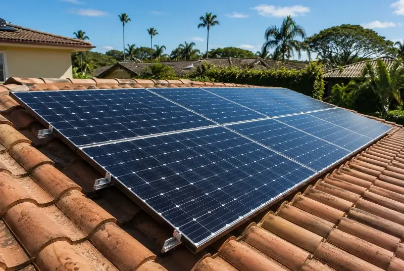 Installation de panneaux solaires à Écouflant